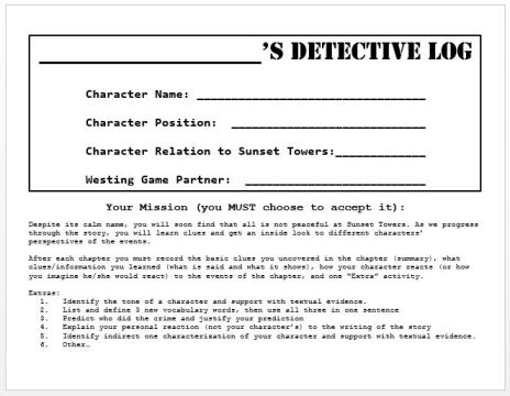 detective log
